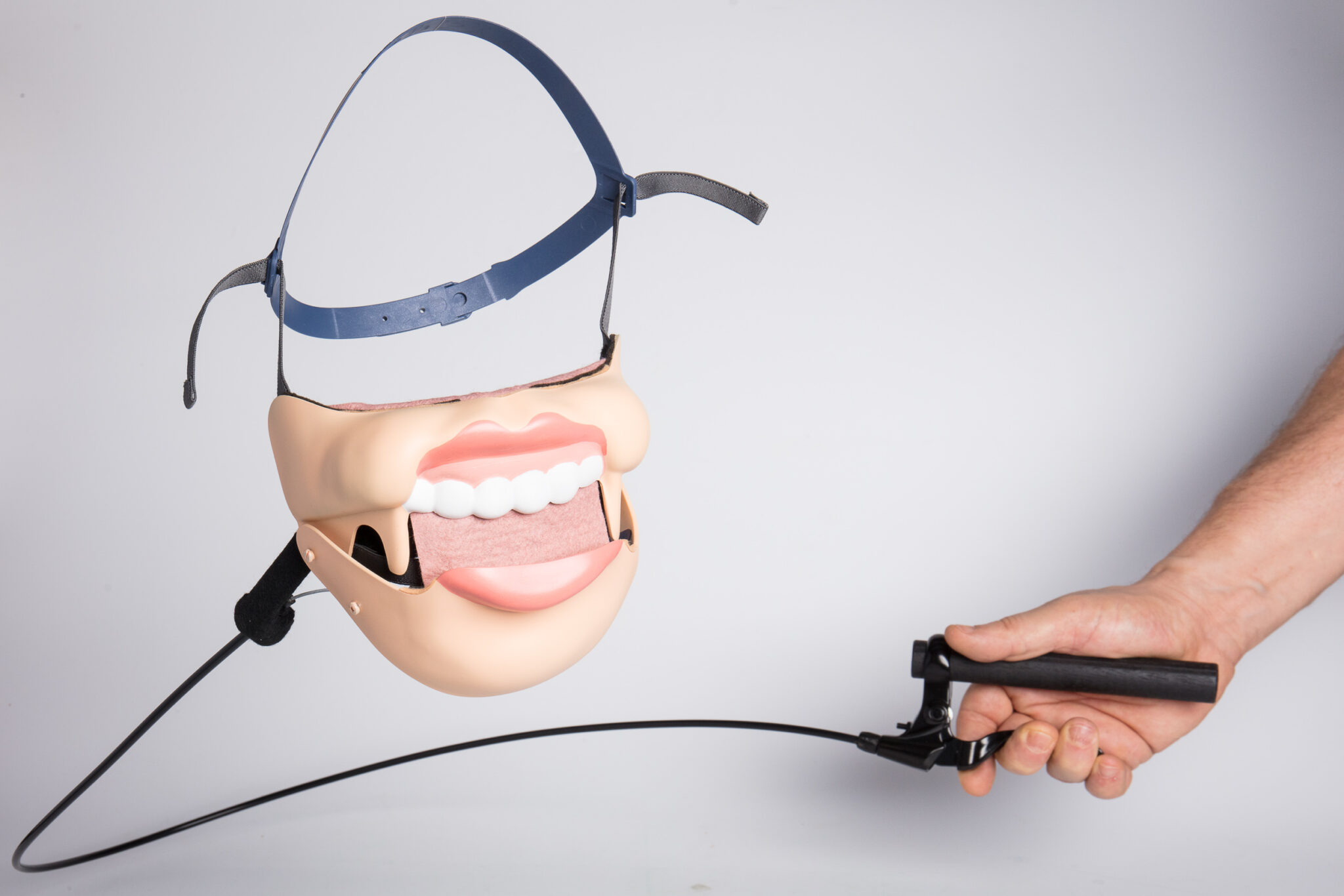 Large Comedy Teeth Ventriloquist Mask with Natural Lips Kallini Puppets