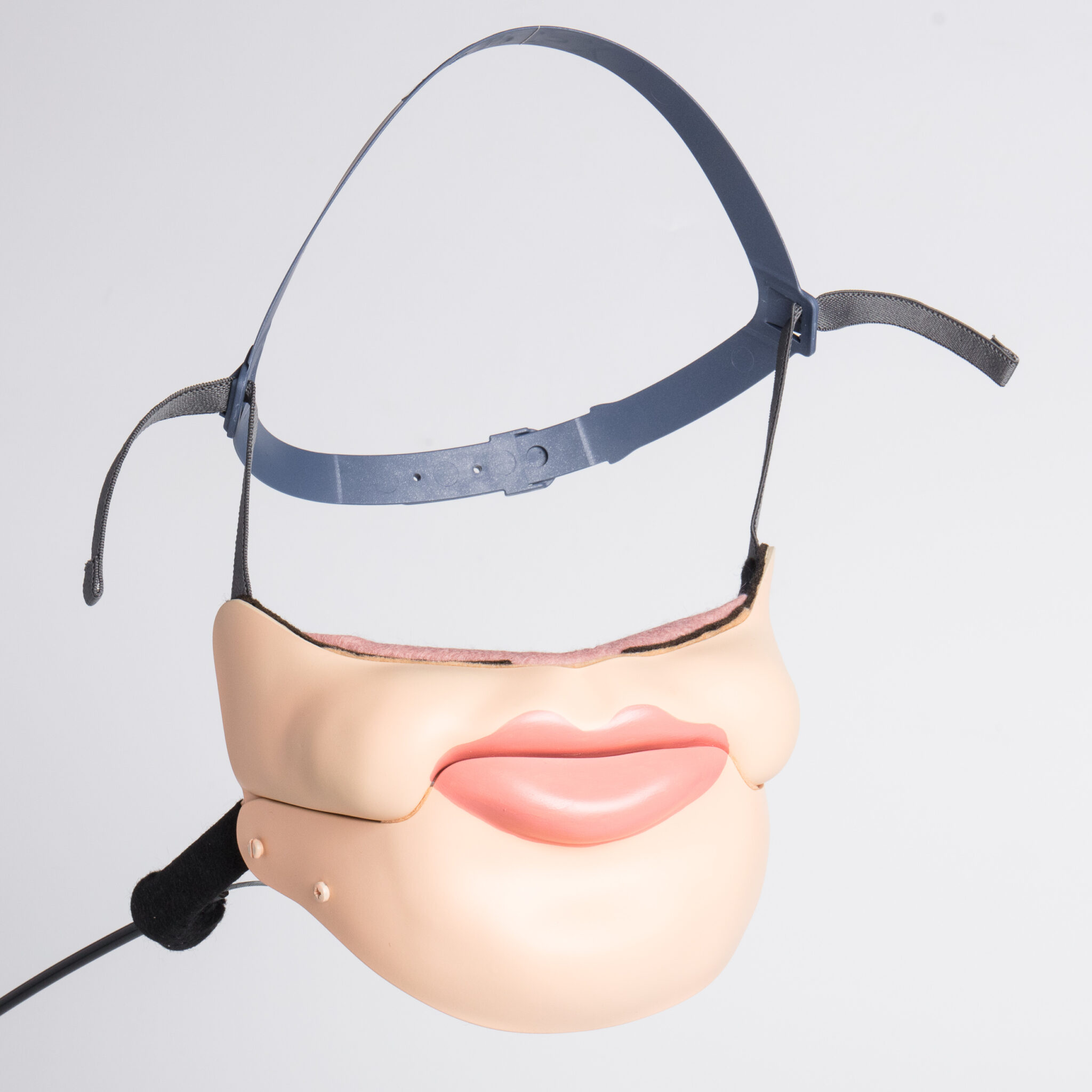 Large Comedy Teeth Ventriloquist Mask with Natural Lips Kallini Puppets